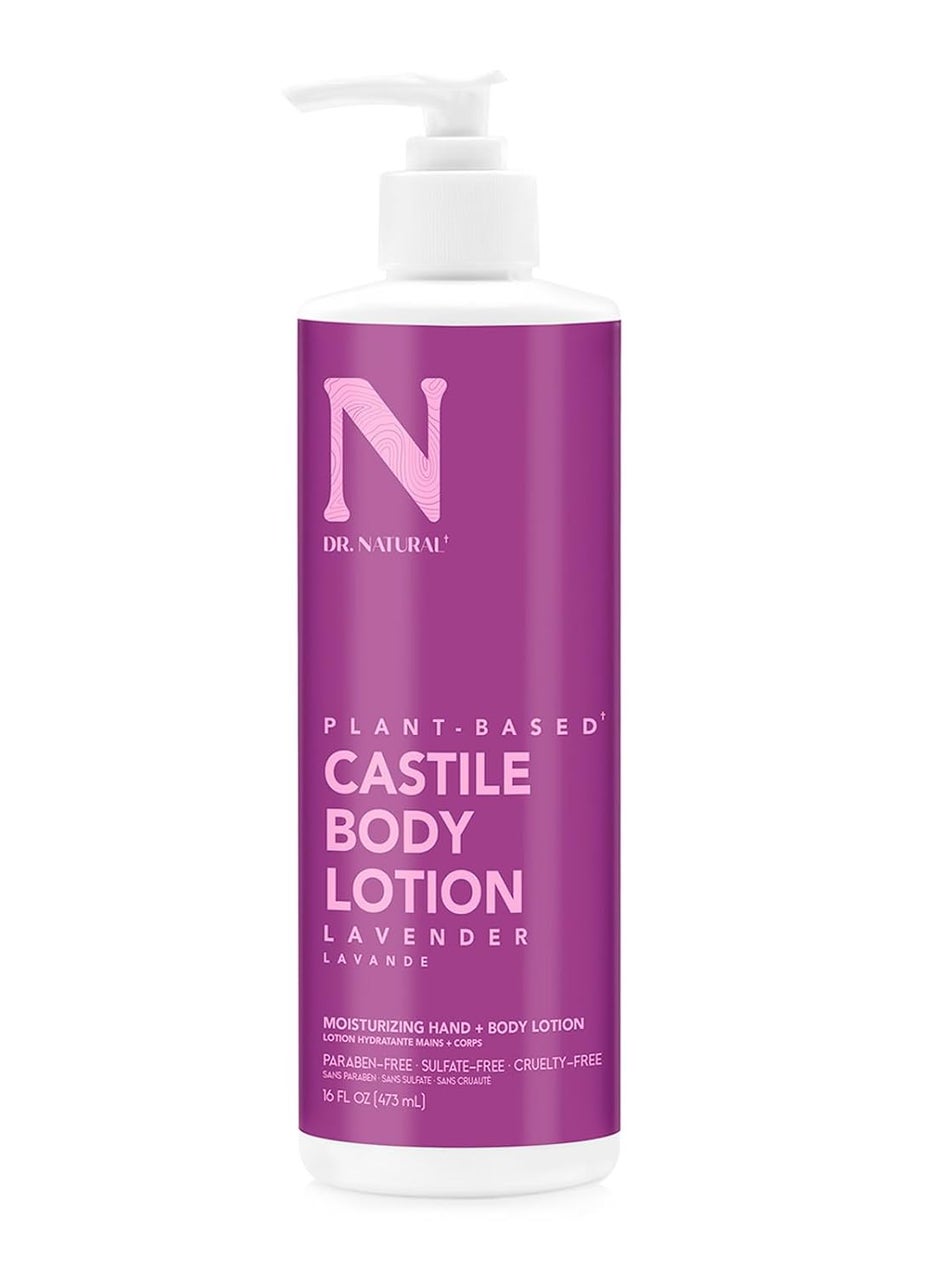 Dr. Natural - Dr Natural Castile Body Lotion  Lavender for Unisex  16 oz Body Lotion - Image 1