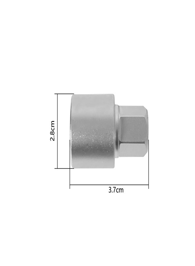Anti-theft Screw Socket Wrench Tool Security Master Locking Wheel Nut Key 811 / M 17mm Socket Replacement for Audi A6 A3 A4 A5 TT - Image 4