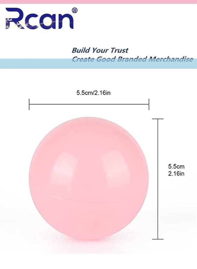 Rcan Ball Pit Balls 100-Cute Ocean Ball Macaroon Colorful Soft Plastic Fun Baby 5.5 CM Water Pool Ocean Wave Ball for Kids Playhouse Pool Tent Ball Pit Accessories - Image 3