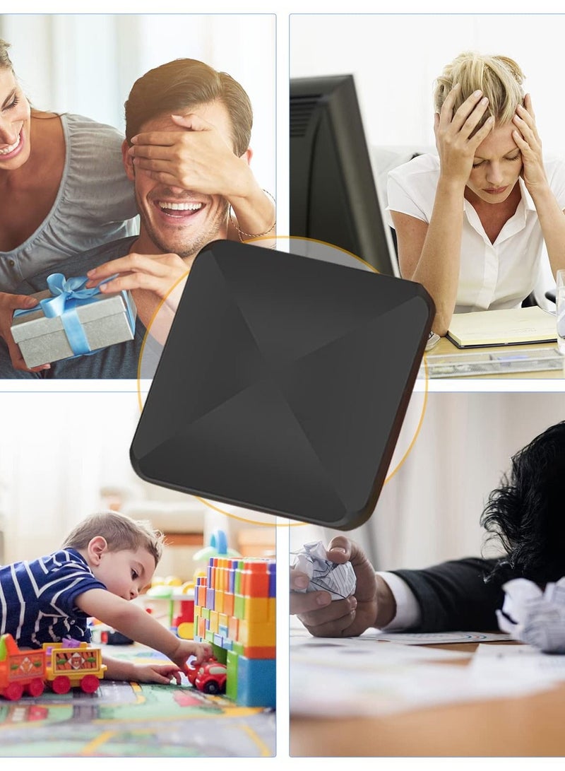 SYOSI لعبة قلب إصبع معدنية دوارة على المكتب لعبة ضغط بنفسجي للهاتف المحمول طاقة حركية حياة لعبة طاولة قلب دوارة ألعاب دوران المكتب تخفيف التوتر - Image 2