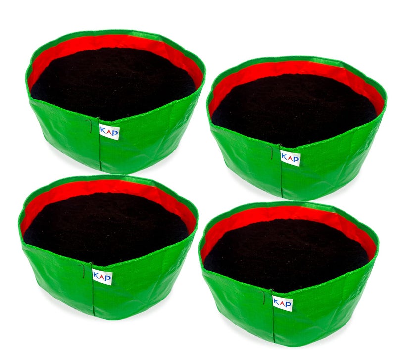 KAP Grow Bags for Kitchen, Balcony and Terrace Gardens (15"X6" Inches) Pack of 4 - Image 1