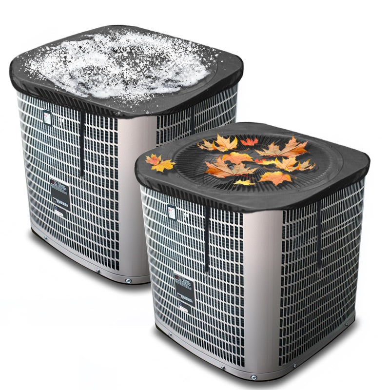 JIFTOK 2Pcs Central Air Conditioner Covers for Outside Units 40 x 40 Breathable AC Mesh Cover Protector Outside Unit Durable AC Cover for Vent Heater Unit Top Universal Defener for All Season - Image 2