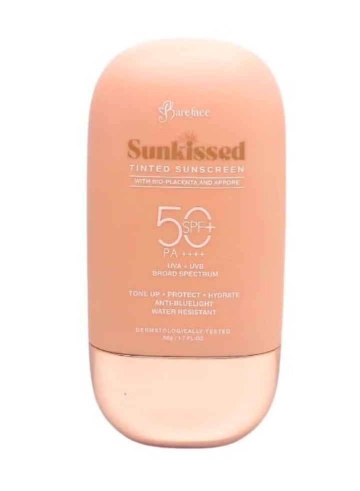 Bare Face Sunkissed - Tinted Sunscreen SPF 50 PA++++, 50g - Image 1