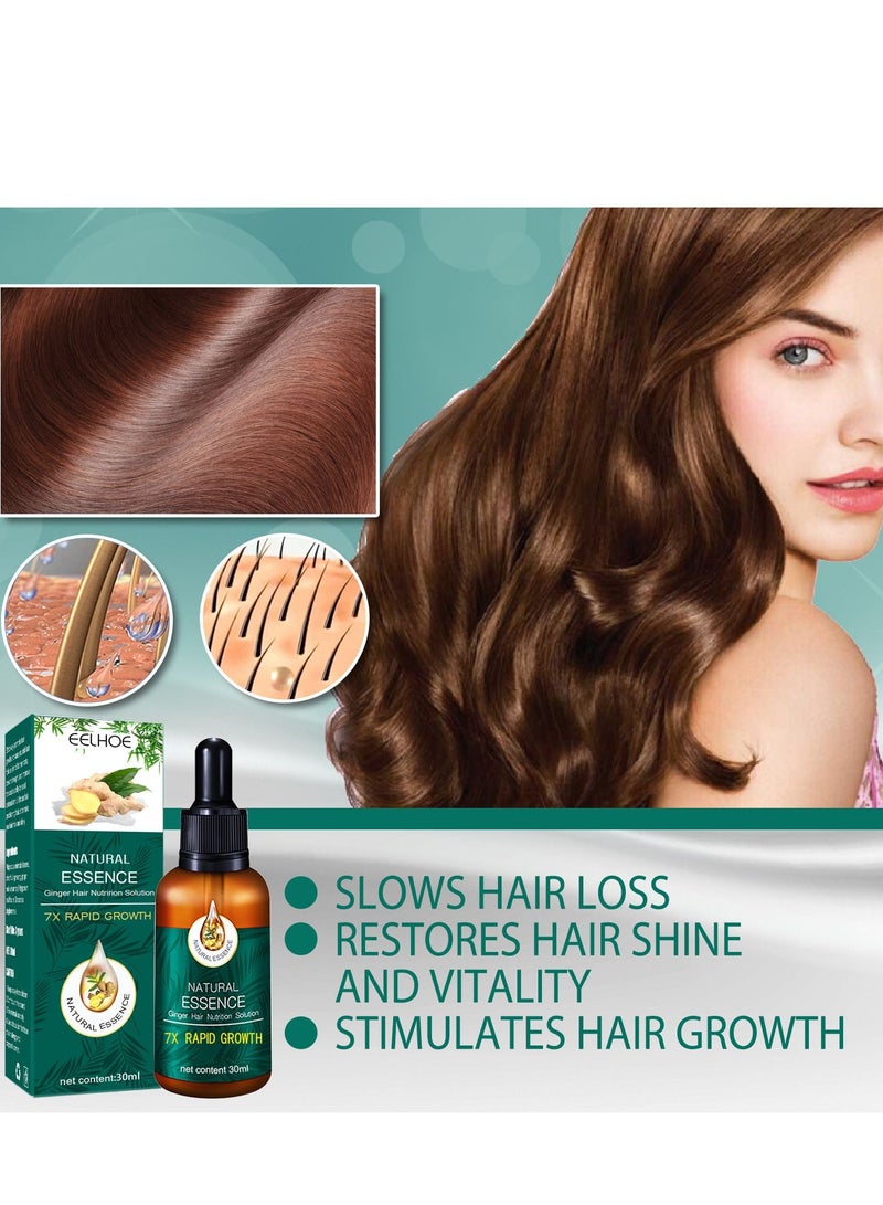 EELHOE Natural plant essential oil repairing hair follicle growth liquid - Image 2