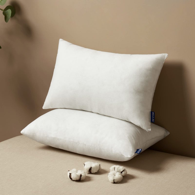 MIULEE MIULEE 16x26 Pillow Inserts Set of 2  Rectangle Decorative Throw Pillow Premium Fluffy Lumbar Pillow Forms Sham Stuffer for Living Room Sofa Couch Bed  - Image 1