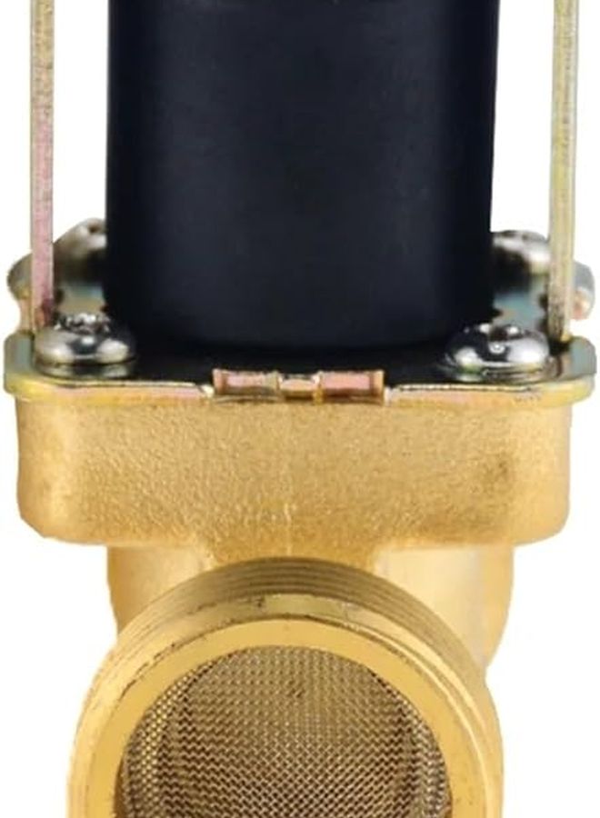 3 4 بوصة 1 2 بوصة DC 24V AC 220V DC 12V صمام مغناطيسي كهربائي صمام تحكم مياه نحاسي مغلق عادة - Image 4