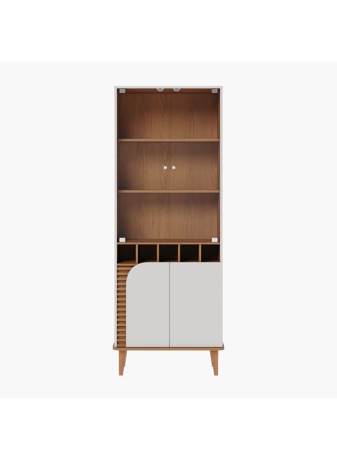 Home Box Nero 4-Door Curio Cabinet - Image 4
