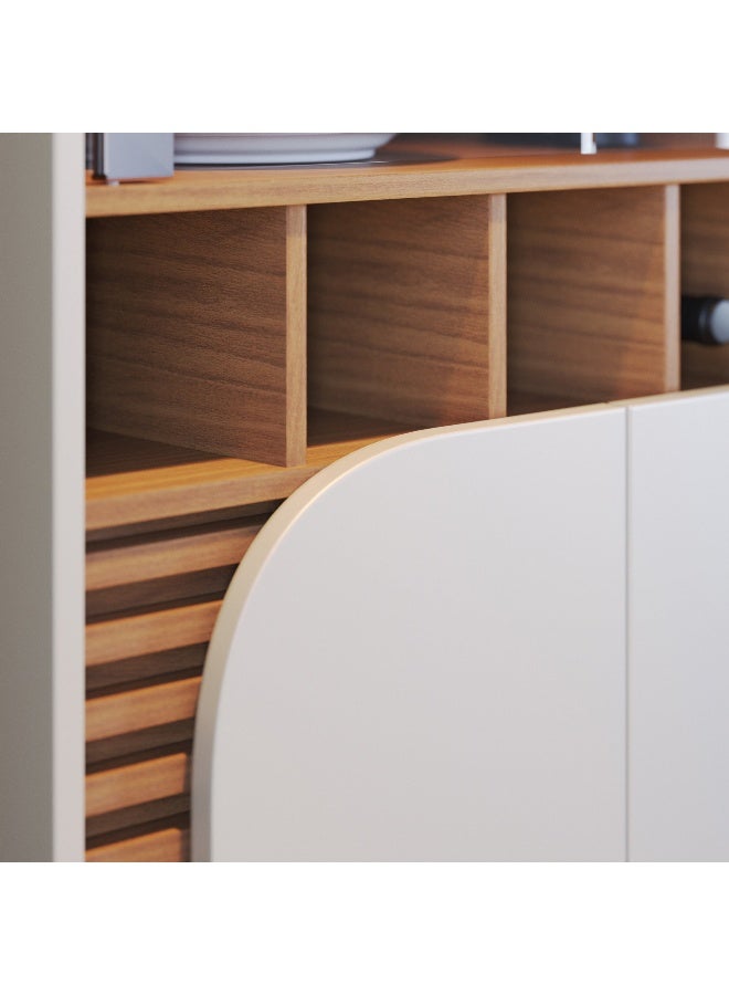 Home Box Nero 4-Door Curio Cabinet - Image 2