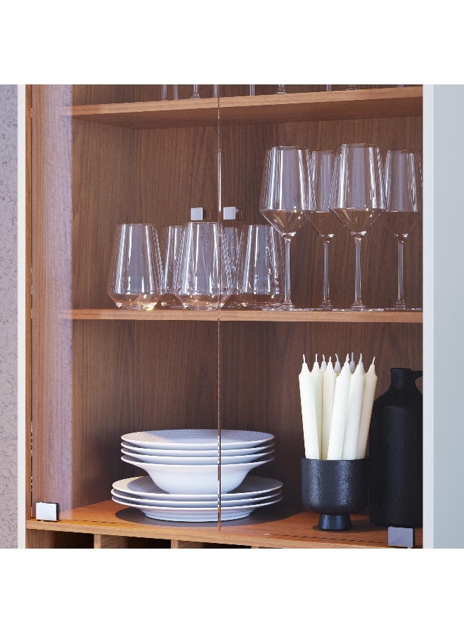 Home Box Nero 4-Door Curio Cabinet - Image 3