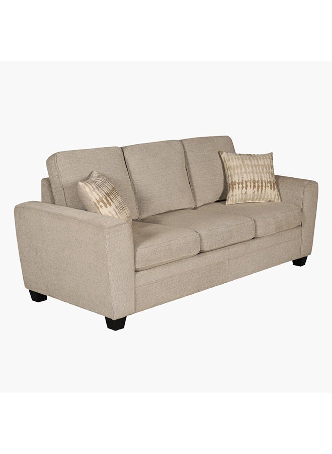 Home Box أريكة قماشية مكونة من 3 مقاعد من ماسكو مع 2 وسائد 87 x 95 x 168 سم  - Image 3