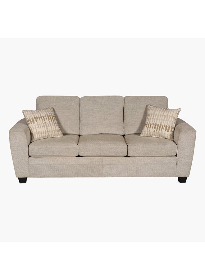 Home Box أريكة قماشية مكونة من 3 مقاعد من ماسكو مع 2 وسائد 87 x 95 x 168 سم  - Image 2