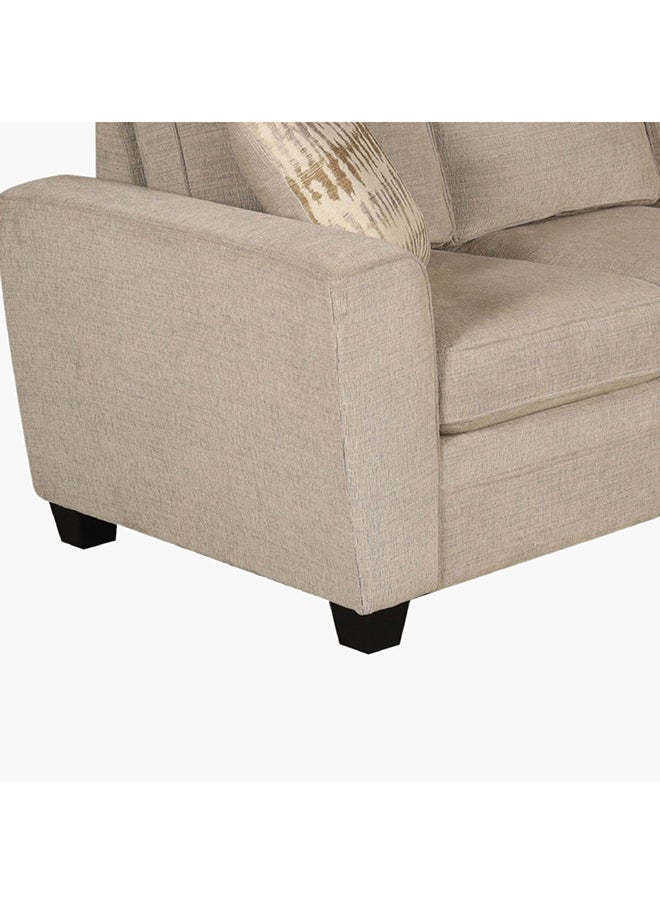 Home Box أريكة قماشية مكونة من 3 مقاعد من ماسكو مع 2 وسائد 87 x 95 x 168 سم  - Image 5