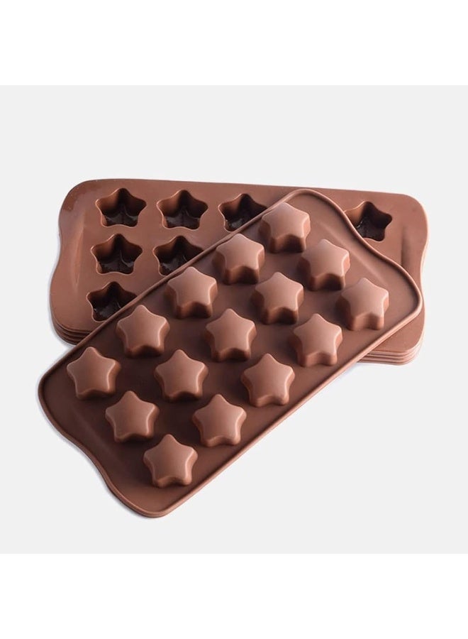Silicone Freezer Tray, Silicone Candy Molds, Chocolate Moulds, Food Grade Silicon Mold for Making Jelly Candy Chocolate Desserts Ice Cube Cake Decoration (STYLE B) - Image 1