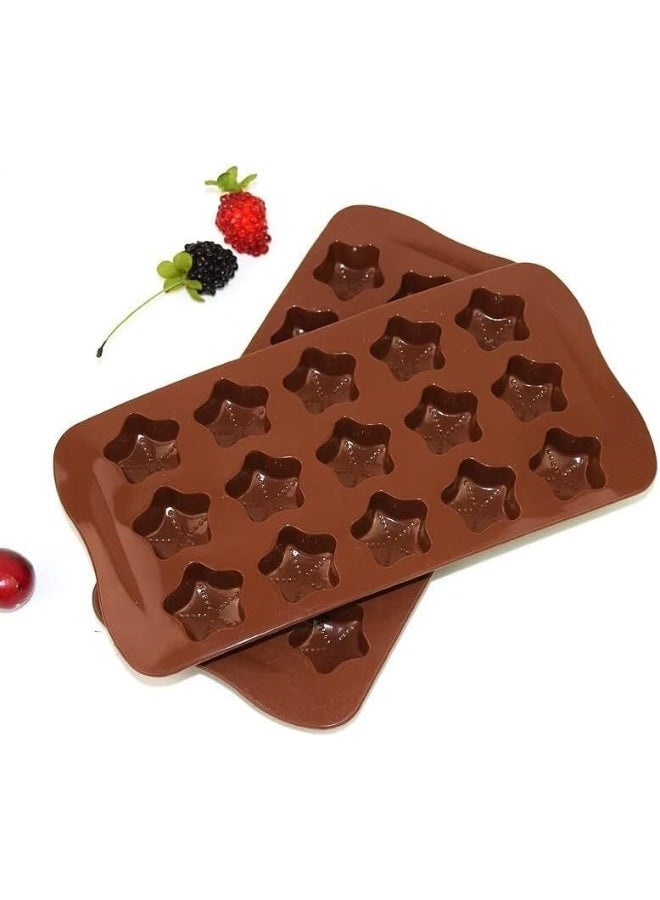 Silicone Freezer Tray, Silicone Candy Molds, Chocolate Moulds, Food Grade Silicon Mold for Making Jelly Candy Chocolate Desserts Ice Cube Cake Decoration (STYLE B) - Image 2