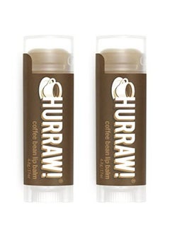 Hurraw! Coffee Bean Lip Balm 2 Pack: Organic Certified Vegan Cruelty And Gluten Free. Nongmo 100% Natural Ingredients. Bee Shea Soy And Palm Free. Made In Usa  - Image 2