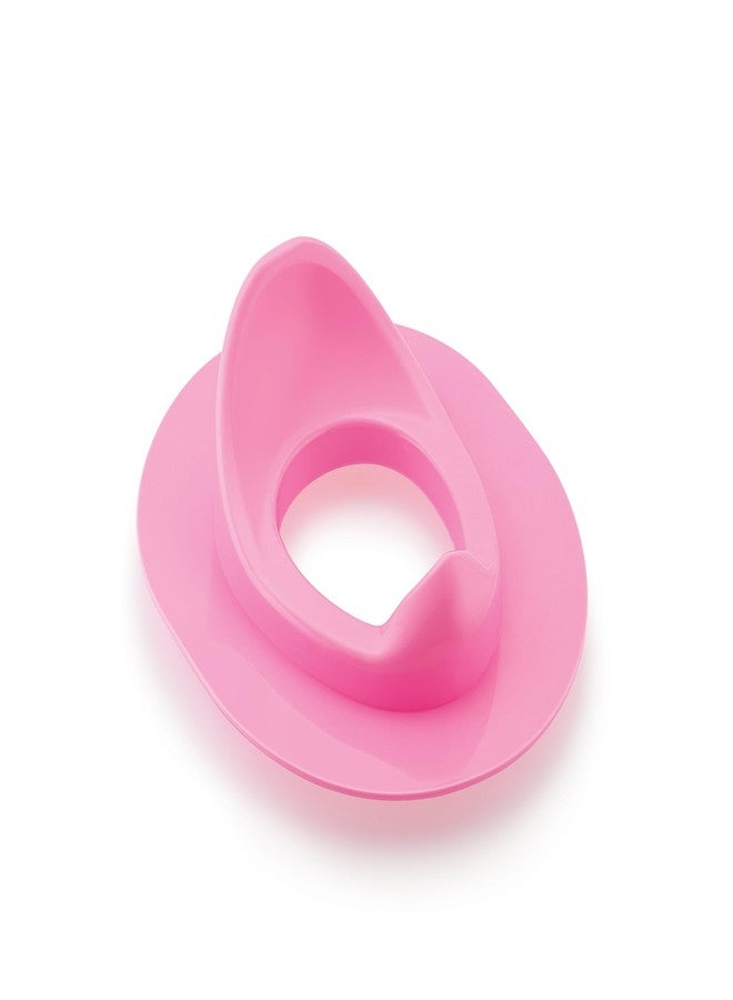 MOLTRES - Baby Potty Toilet Seat for baby Kids Boys And Girls Potty Training, Fits Round & Oval Toilets, Non-Slip with Splash Guard Potty Seat (Pink) - Image 4