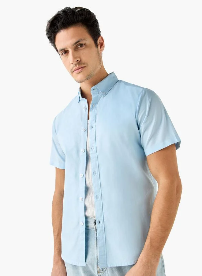 Splash FAV Regular Fit Shirt with Short Sleeves