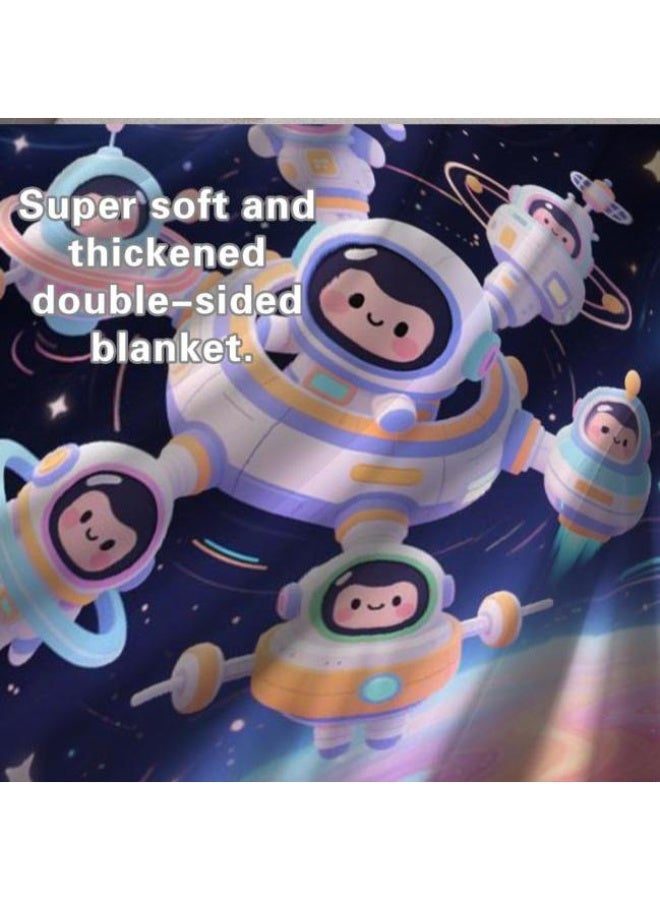 عام Wisdom Fairy (أحدث) بطانية رقيقة من الفانيلا (دافئة ومريحة، ومناسبة للنوم، واستخدام اللعبة، وإزالة الغبار والرمل) 150 سم * 200 سم - 76 - Image 5