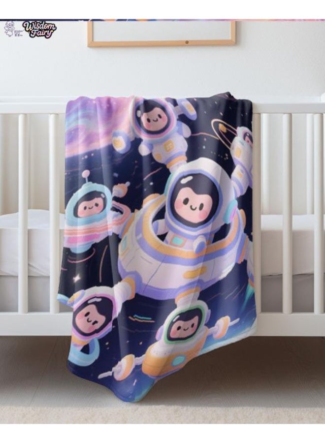 عام Wisdom Fairy (أحدث) بطانية رقيقة من الفانيلا (دافئة ومريحة، ومناسبة للنوم، واستخدام اللعبة، وإزالة الغبار والرمل) 150 سم * 200 سم - 76 - Image 1