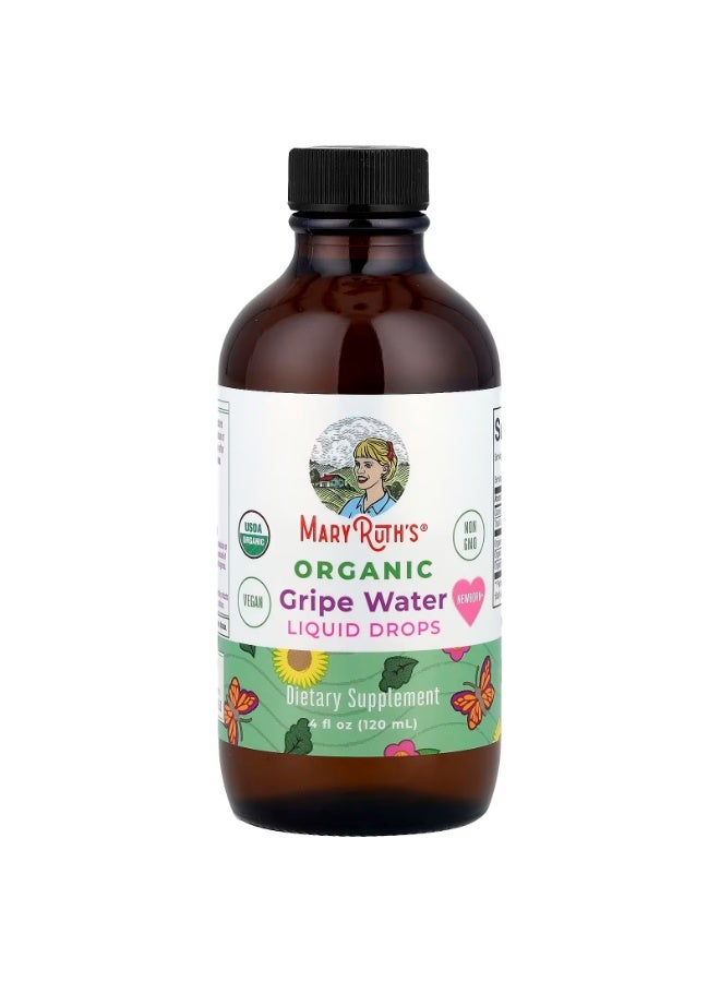 MaryRuth's Organic Gripe Water Liquid Drops Newborn+, 4 fl oz (120 ml) - Image 2