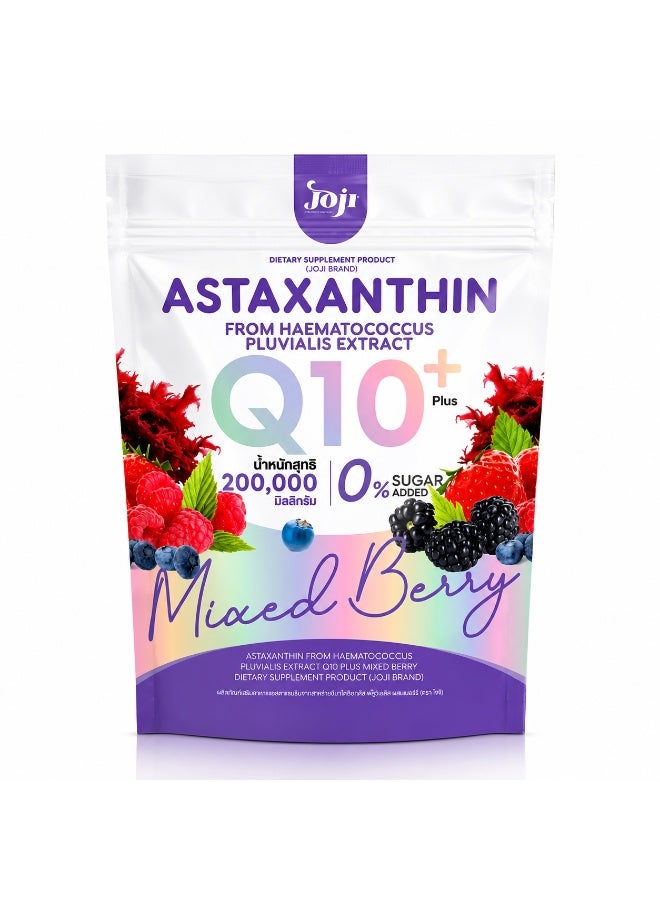JOJI Q10 Plus Astaxanthin Mixed Berry Beverage | Premium Berry Drink Mix | 0% Sugar Added - Image 1