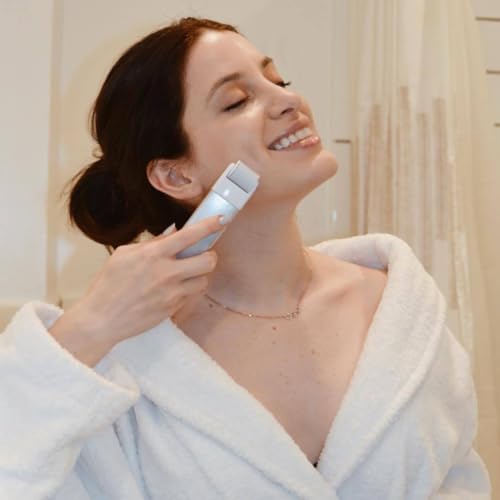 StackedSkincare Microneedling Roller with Replaceable 0.2mm Stainless Steel Needle Head - Gentle Micro Needle Roller for Face, Scalp & Body - Ergonomic Aluminum Handle for Smooth, Even, Radiant Skin - Image 5