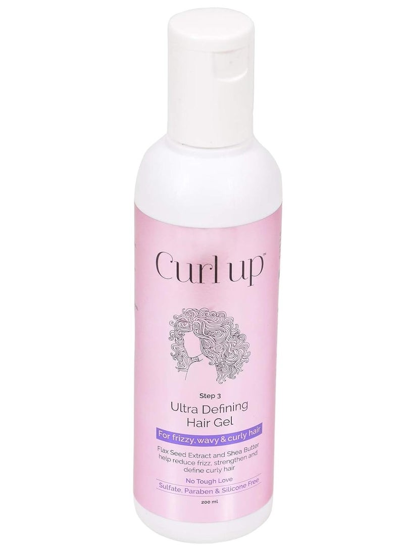 Curl Up Ultra Defining Hair Gel 200ml - Image 1