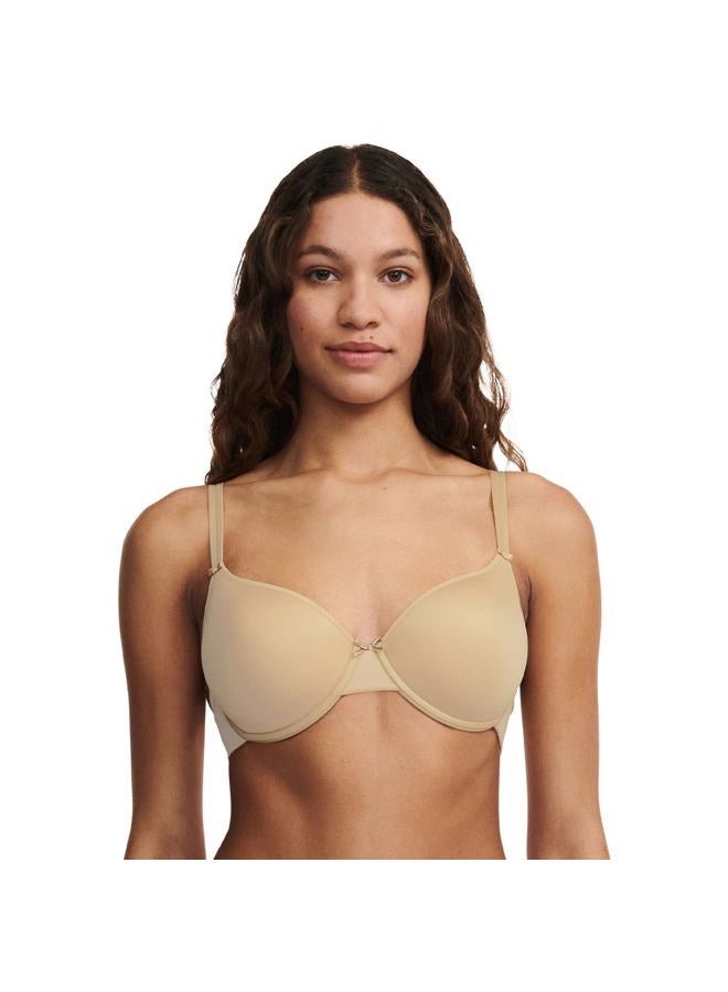 Chantelle Women's Basic Invisible Smooth Custom Fit Bra, Beige, 34C, Beige, 34C - Image 1