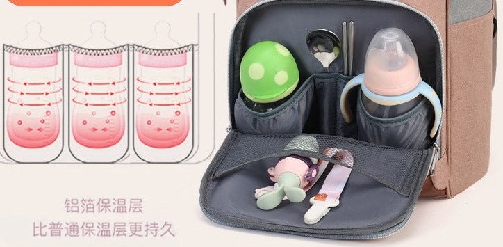 Multifunctional waterproof baby diaper backpack a bag and backpack for baby care essentials and travel for mothers - Image 3