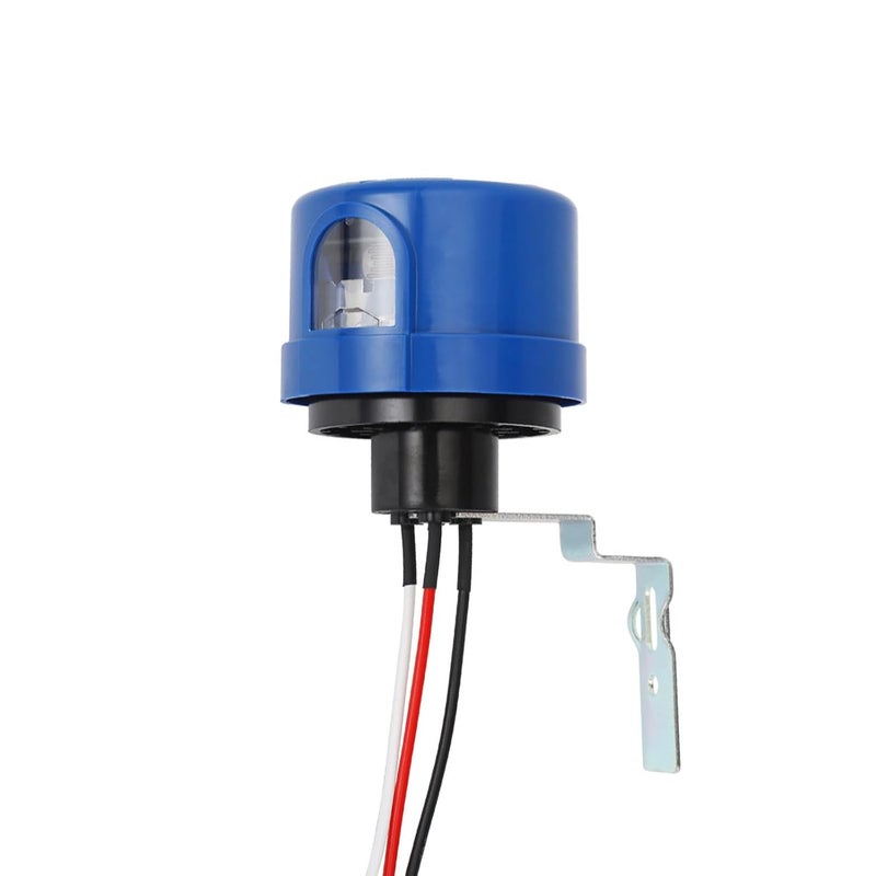 Flylin Street Light Photo Control, Automatic Light Switch Photo Control Intelligent Sensor Dusk to Dawn Outdoor Photocell Sensor Switch 105 to 305V for Outdoor Area Street Light - Image 1