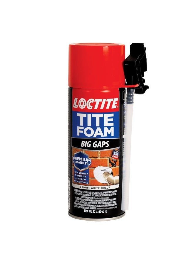 Loctite Tite Foam Big Gaps White Insulating Foam Sealant 12 Oz 1 Can - Image 1