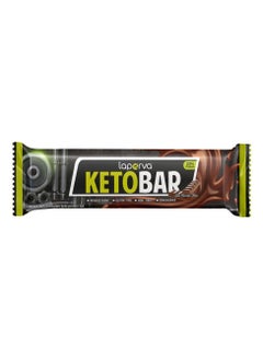 Laperva Keto Bar - Dark Chocolate - Low Carb, High Fiber, Vegetarian-Friendly, Gluten-Free, No Added Sugar, Trans Fat-Free, and Athlete/Keto-Friendly - (Box of 20 Bars)