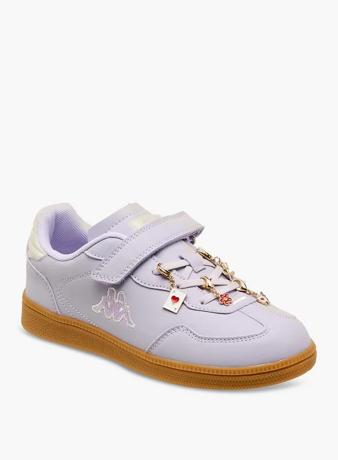 Kappa Girls Hook and Loop Ankle Sneakers