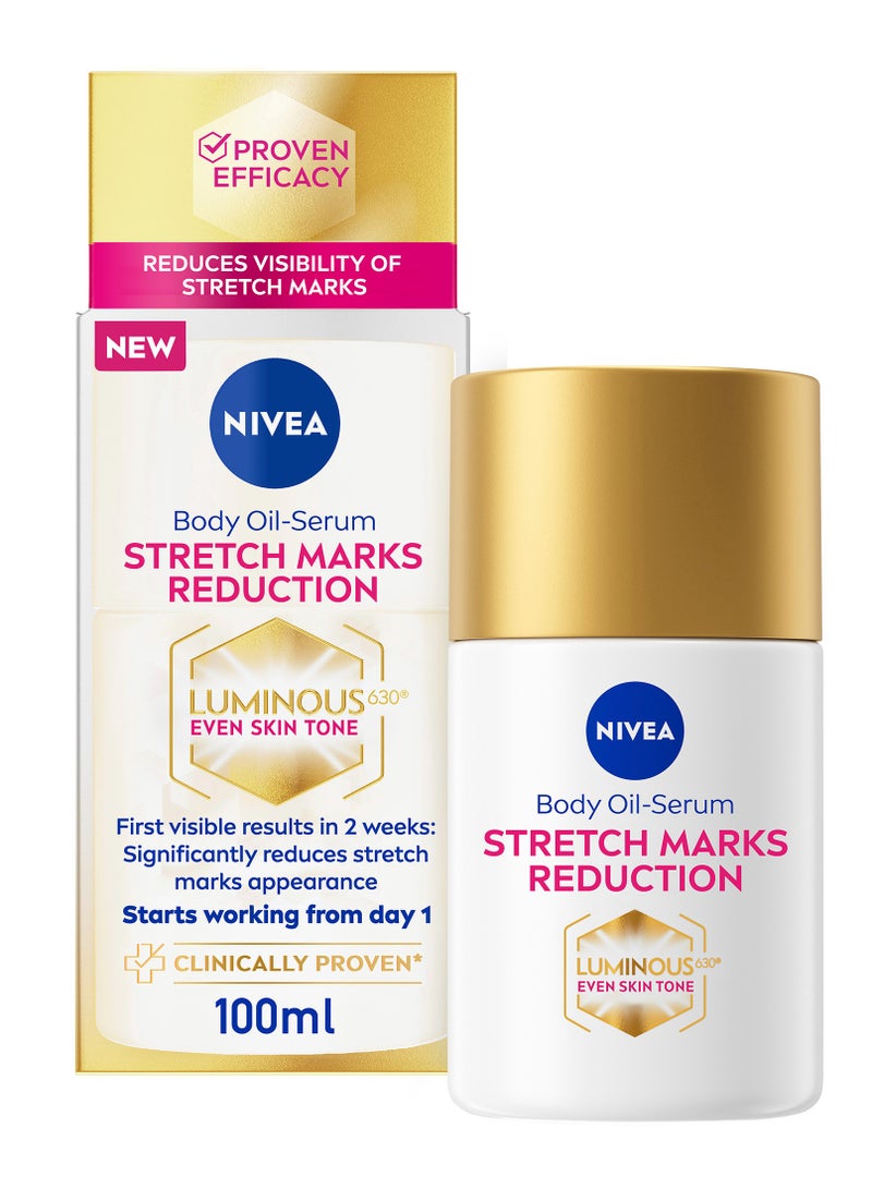 Nivea Luminous 630 Body Oil Serum Stretch Marks Reduction 100ml - Image 1