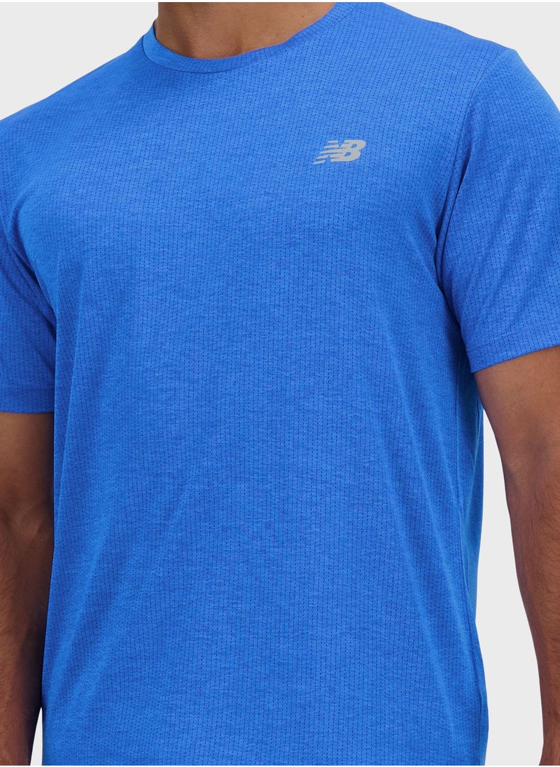 New Balance - Athletics Run T-Shirt - Image 1