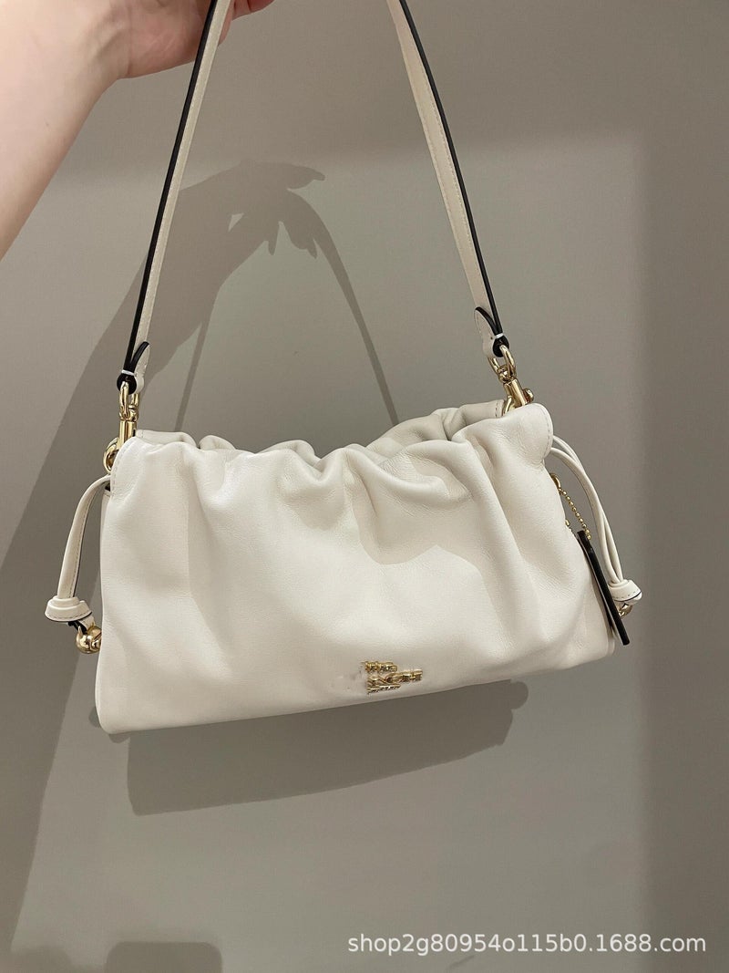 Polit Faye Cloud Bag - Genuine Leather Crossbody Shoulder Bag