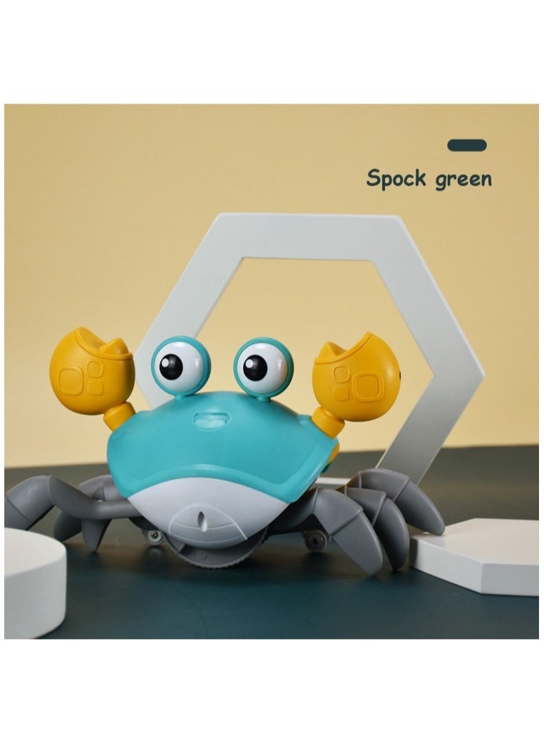 Haidue - New Creative Electric Runaway Crab Baby Educational Toddler Toy Interactive Escaping Toy With LED And Music - Image 1