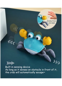 Haidue New Creative Electric Runaway Crab Baby Educational Toddler Toy Interactive Escaping Toy With LED And Music  - Image 2
