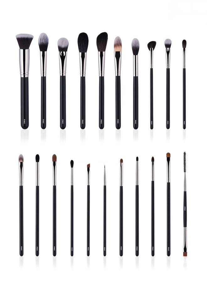 باك مجموعة أدوات التجميل الأساسية من PAC | مجموعة أدوات تجميل للمبتدئين والهواة، خفيفة الوزن، بمقابض مريحة، وحافظة صلبة، وحقيبة للفرش - Image 1