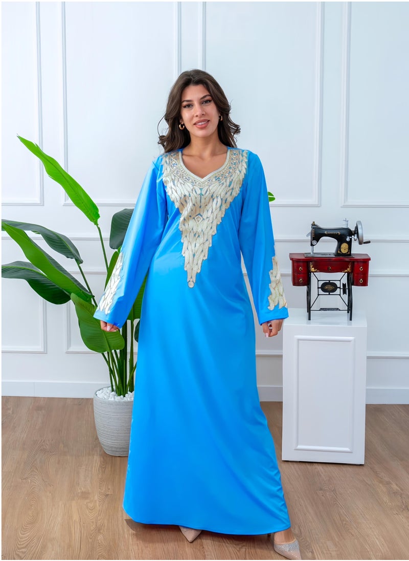 AL BENT AL SHARQIEH women jalabia , arabian dress mukhawar 