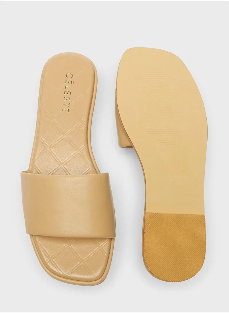 Celeste Single Strap Flat Sandals