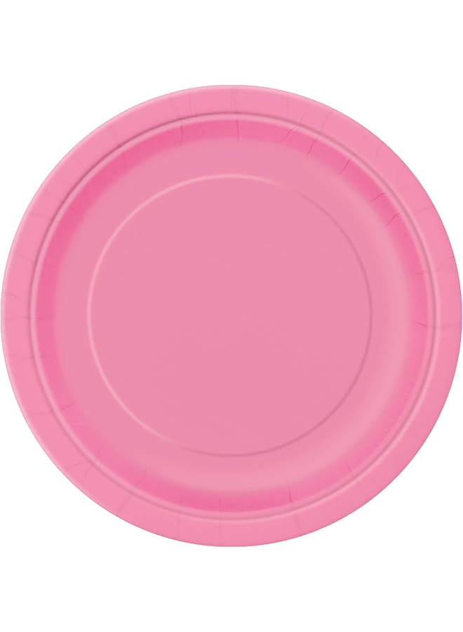 يونيك 8 أطباق وردية ساخنة مقاس 7 بوصات - Image 1