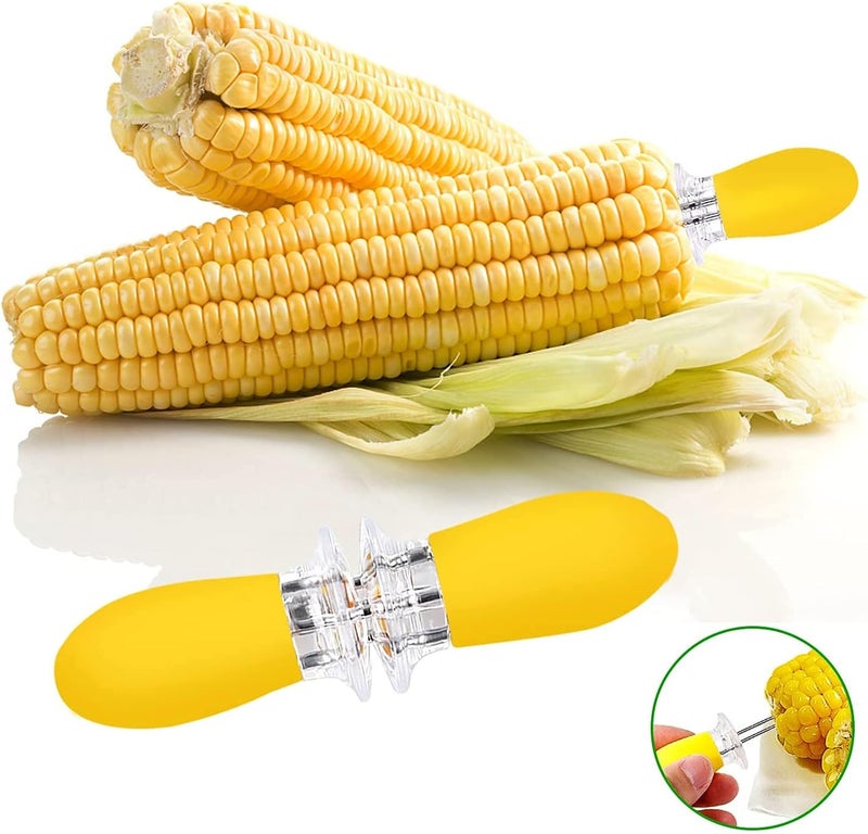 Augsun Corn Holders, 10Pcs/5 Pairs Corn Cob Holders Stainless Steel Corn on The Cob Holders BBQ Fork Skewers for Home Cooking Parties Camping - Image 5