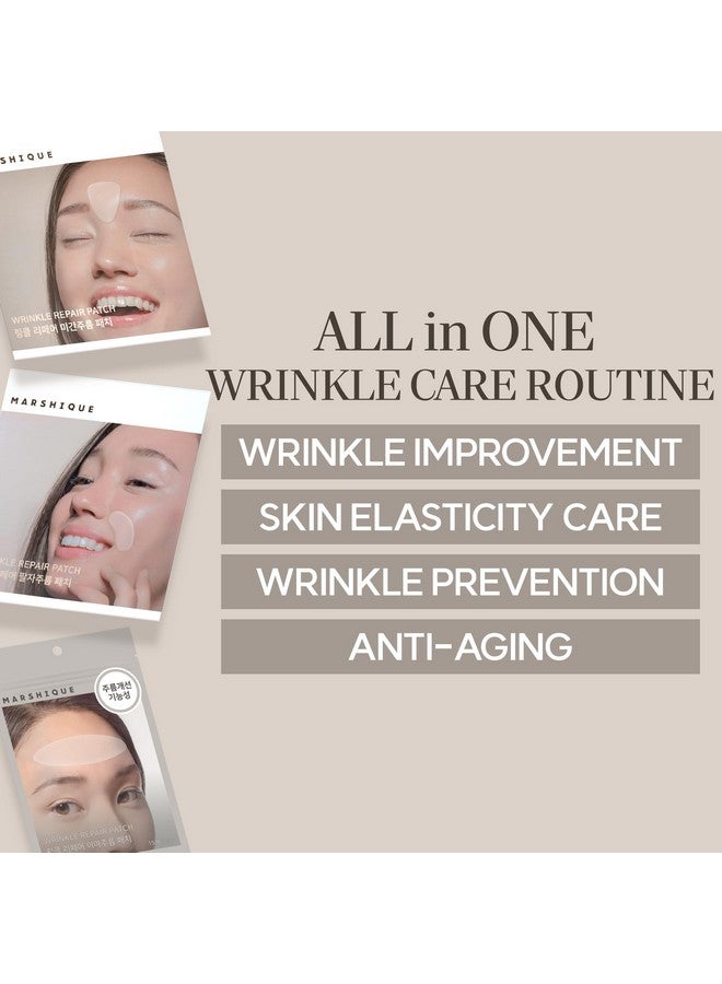 Marshique Marshique Between the Eyes Wrinkle Patches - Frown Lines Eleven Lines Wrinkle Repair Patches Non invasive Face Wrinkles Smoothers - Korea Beauty Overnight Face Treatment, 55 Patches - Image 3