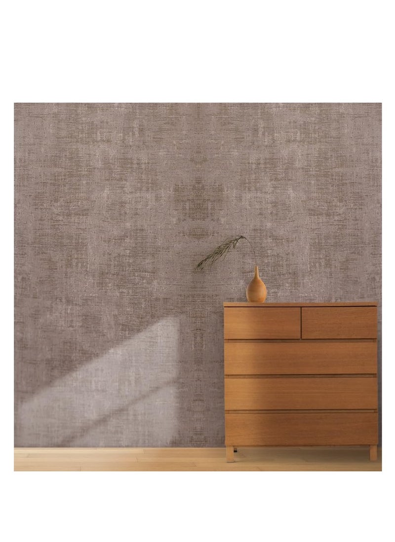 MAF Wallpaper MAF Wallpaper PR786112 Plain Wallpaper PVC Wallpaper For Office, Bedroom, Living Room, Room Decoration, Wall covering, Decorative Paper, Modern Wallpaper.. (Greyish Brown)  - Image 1