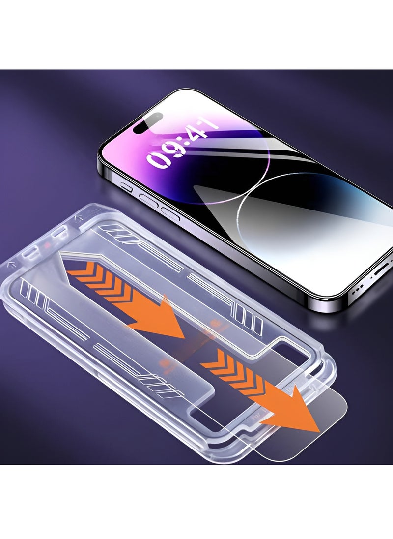 RADALIFESTYLE iPhone 15 Screen Protector Transparent Easy Fit Tray  - Image 1