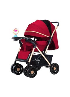 Two-Way-Push Baby Stroller - A6 - Red