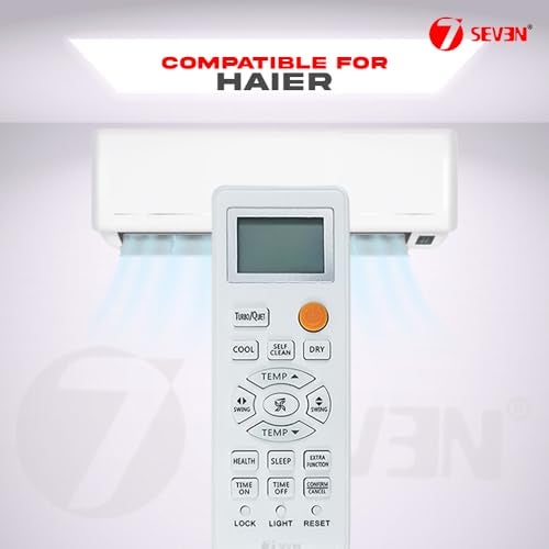 7-Seven 7SEVEN® Compatible Haier Inverter Ac Remote Original Model AC131C Suitable for Split and Window 1 1.5 2 Ton Self Clean Air Conditioner Choose Remote When Key Match Exactly - Image 5