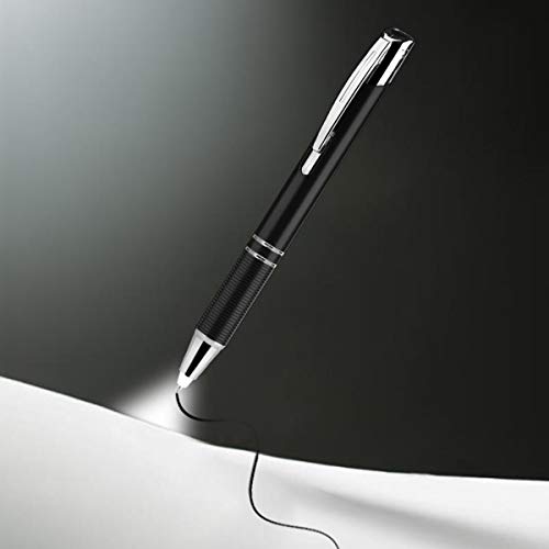 Penyeah Pen with Light, Light Up Flashlight Pen, LED Lighted Pens for Writing in The Dark 2pack - Father's Day Gifts for Dad Husband Men Women Birthday-White - Image 2