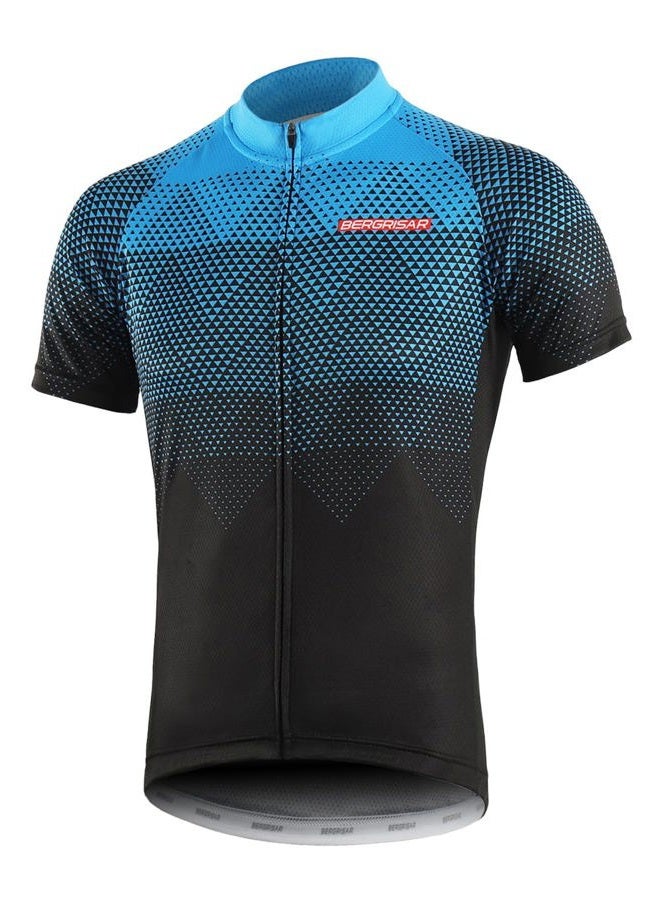 BERGRISAR Men's Cycling Jerseys Short Sleeves Bike Shirt - Image 1